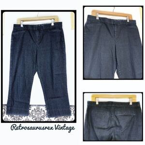 BANDOLINO Maureen Comfort Waist Crop Jeans Size 8